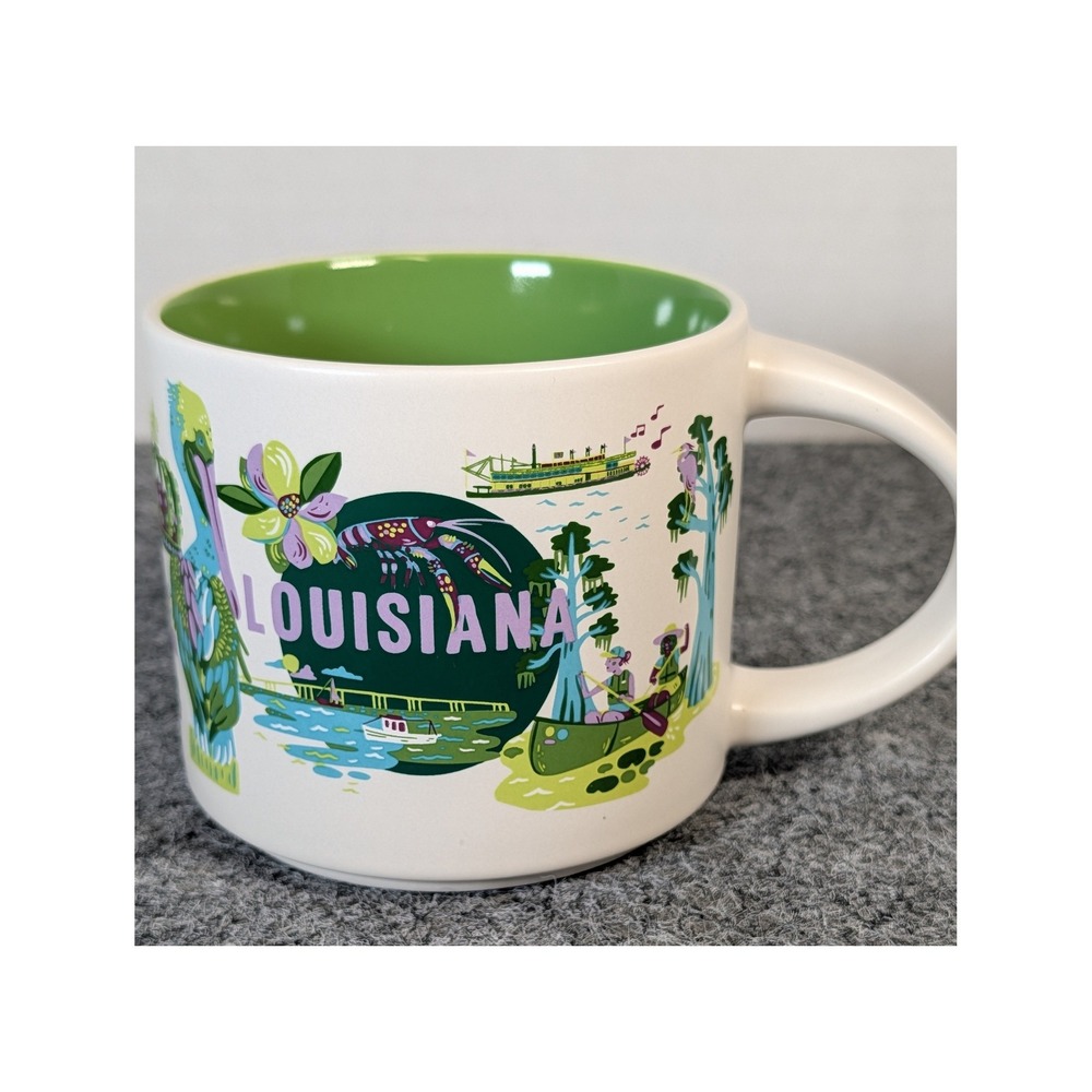 Starbucks Discovery Series Louisiana Mug 14oz Ceramic Coffee Cup 2024 Edition